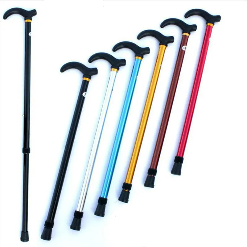 Adjustable Walking Stick 2 Sections Stable Anti-Skid