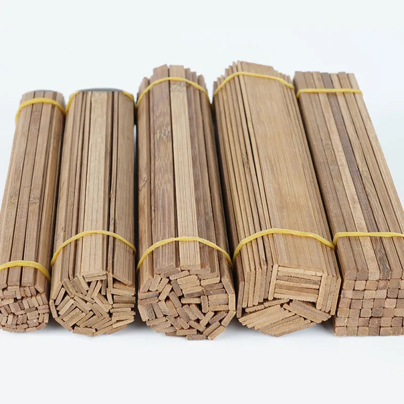 10PCS/Lot Bamboo Wood DIY Building Model Material Handmade Craft